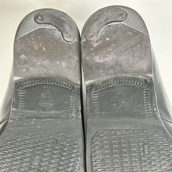 Hugo Boss Shoes Men’s Size 10 Vero Cuoio Oxford Black Leather Dress - Picture 12 of 16